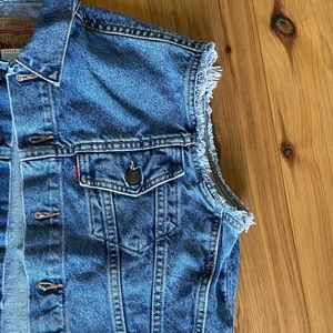 Vintage Levi’s denim vest.